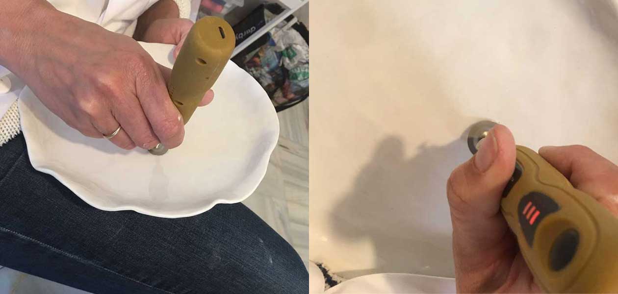 Cómo reparar cerámica esmaltada