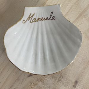 Concha Bautizo Pintada a mano Personalizada