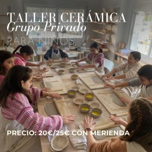 Taller de Cerámica Niños Grupo Privado