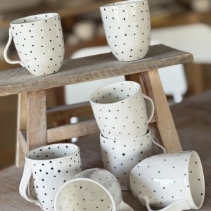 Tazas lunares porcelana