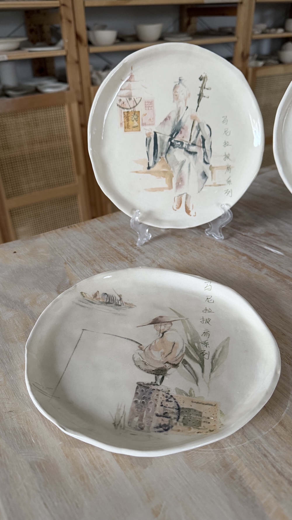 Kit 4 platos " Mantones de Manila" - Imagen 4